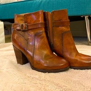 Frye Ankle Heeled Booties